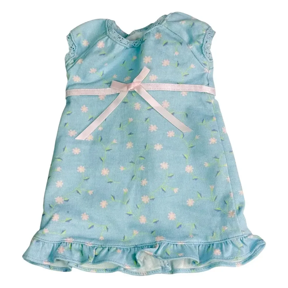 American Girl Today Blue Floral Nightgown Slippers Sleep Mask Pajama Party Pages